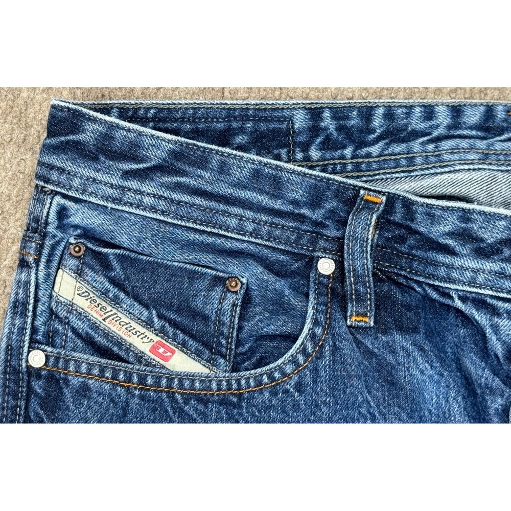 Diesel Industry Larkee‎ Vtg Men's Button Fly Denim Jeans Size 32x30 - Picture 3 of 15